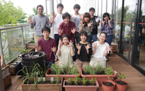ロハスカフェARIAKEと環境プロジェクト「Greening」とのテラス菜園関連記事