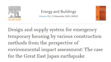 環境システム学科の磯部孝行講師の研究成果が『Energy and Buildings』に掲載されました
